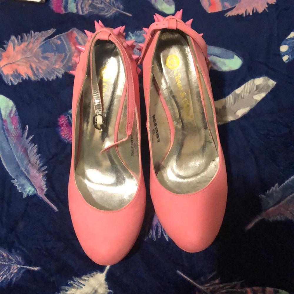 Pink wedges by Chase & Chloe size 8.5